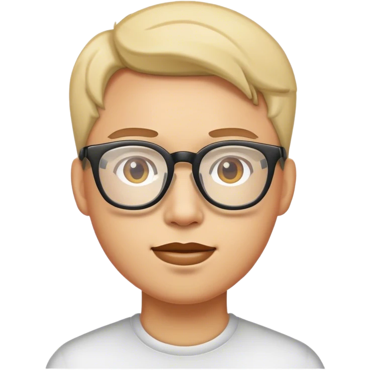 😆 with glasses emoji