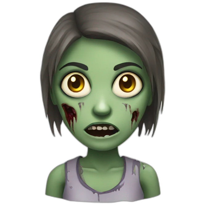 female zombie emoji