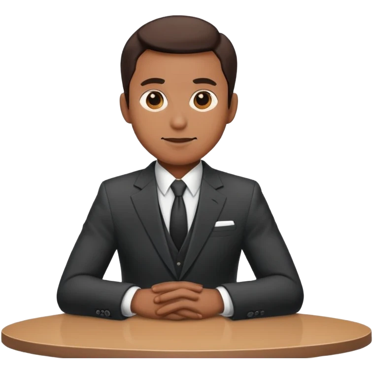 man on table emoji