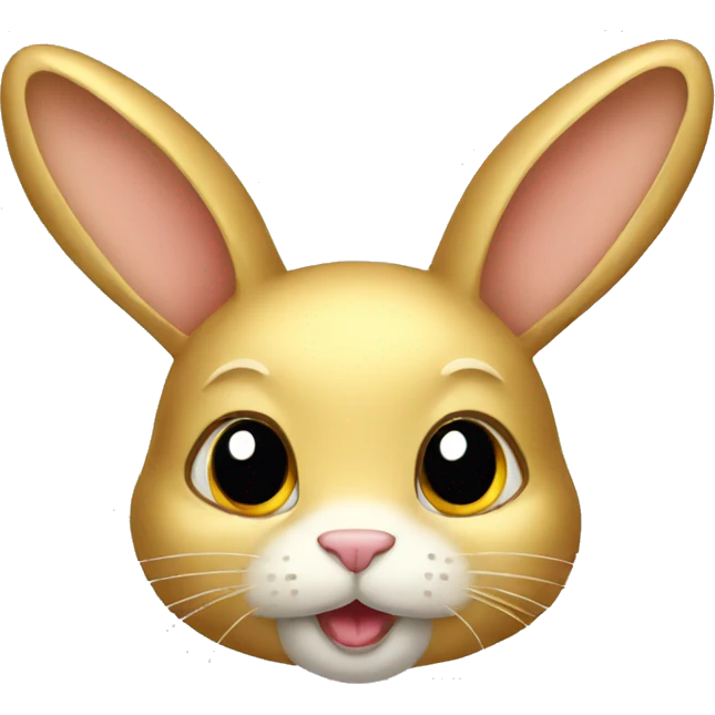 golden bunny emoji