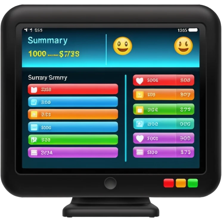 POS screen

 emoji