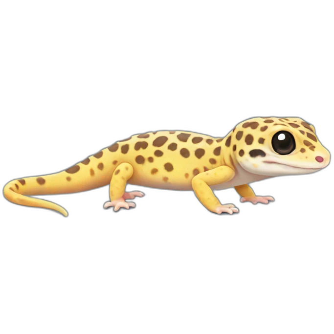 Leopard Gecko Full Body emoji