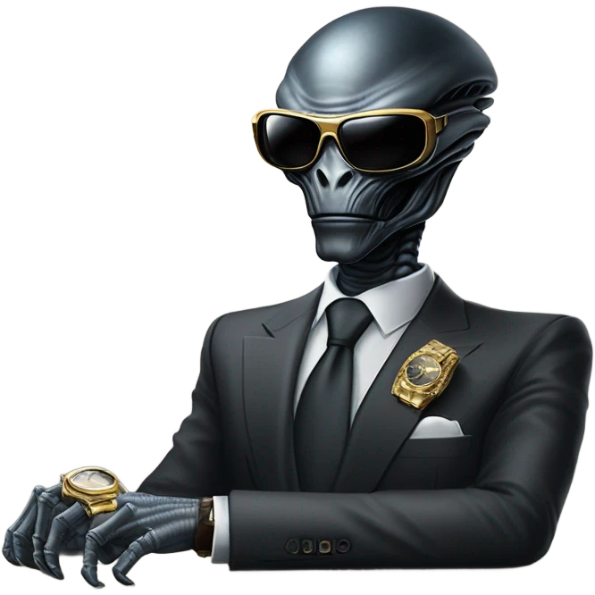 Millionaire xenomorph emoji