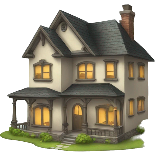 unique house emoji
