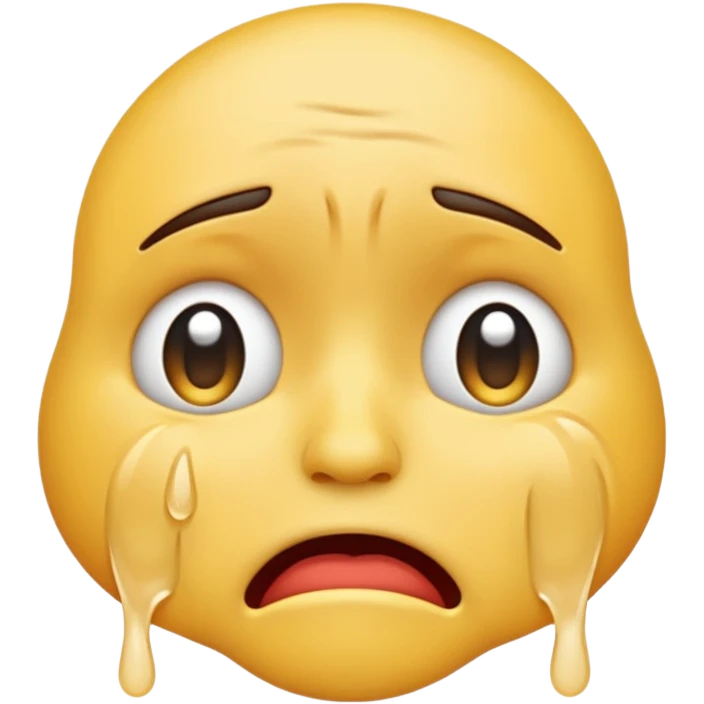 A crying emoji that is drepatic looking emoji
