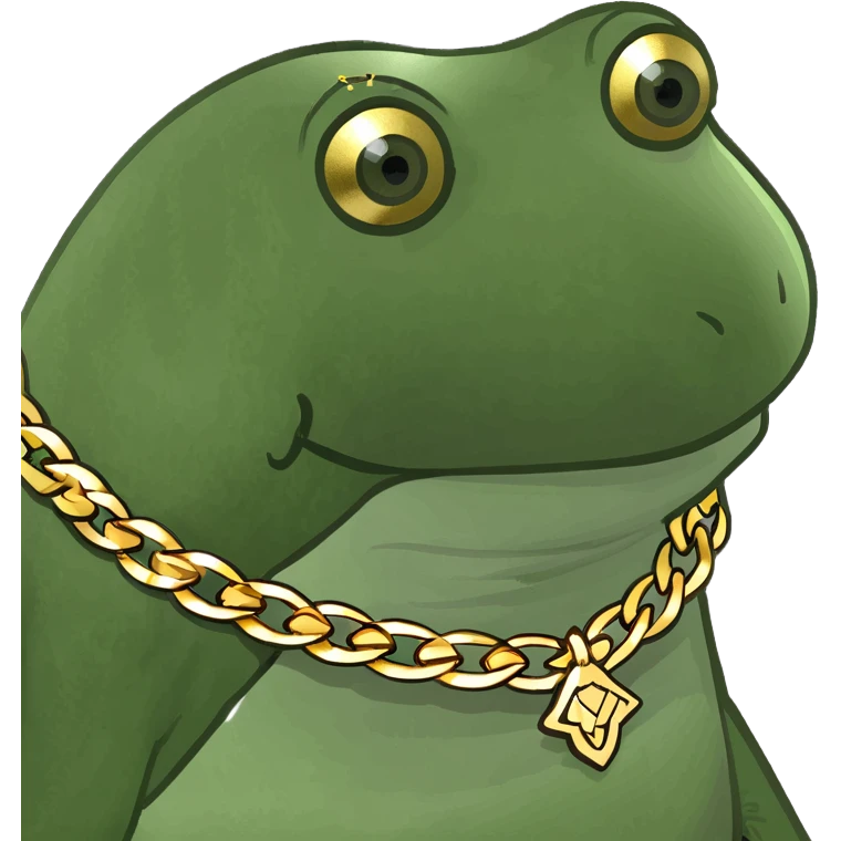 gold swag with money emoji