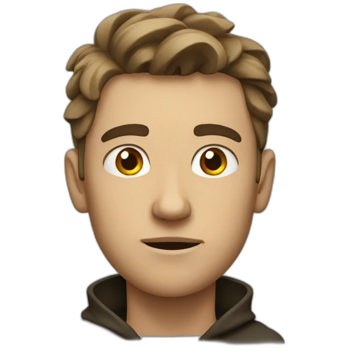 guy with a scult emoji