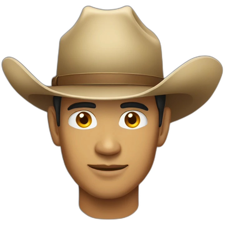 indonesian-guy-big-cowboy-hat emoji