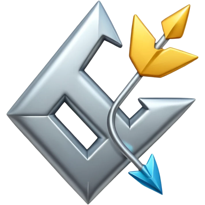 OG letters 3d emoji, arrow emoji