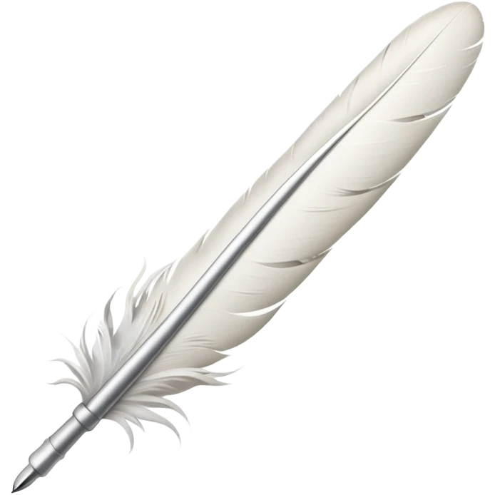 Feather quill pen

 emoji