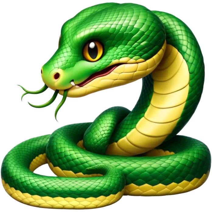 Cute snake  emoji