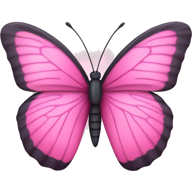 Pink butterfly  emoji