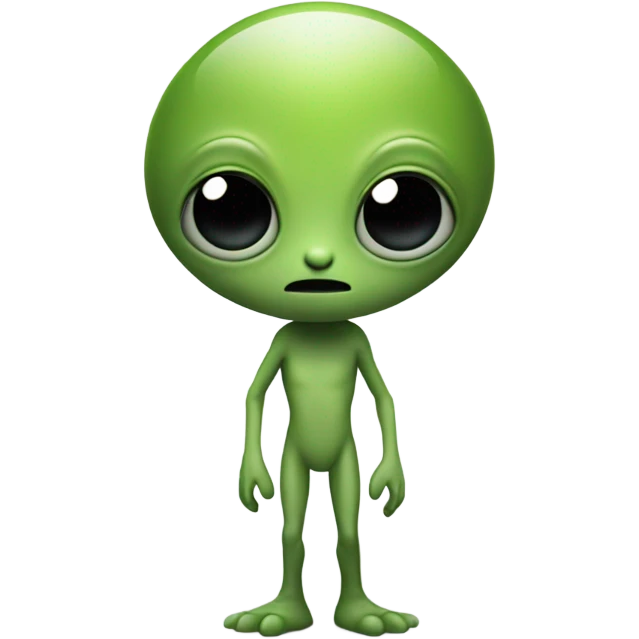 Green alien  emoji