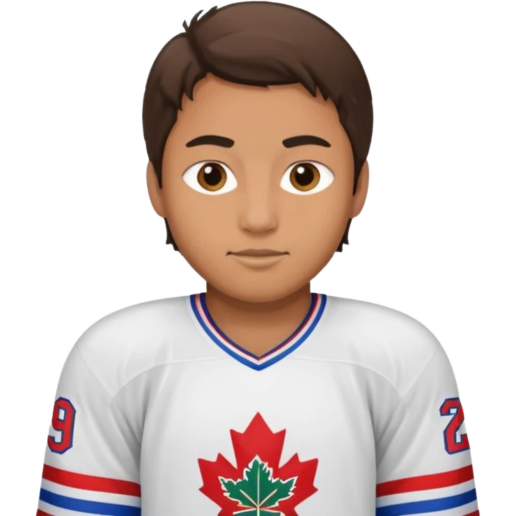 a hockey player emoji