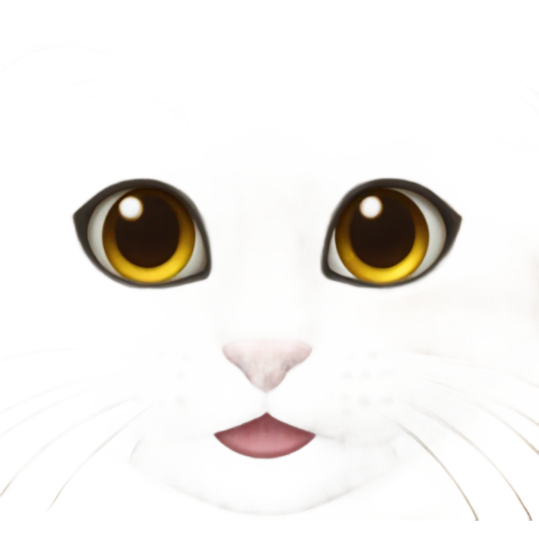 Pretty cat emoji