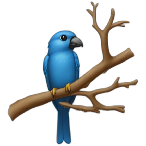 Pouce levé bleu emoji