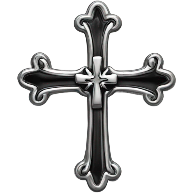 chrome hearts cross emoji
