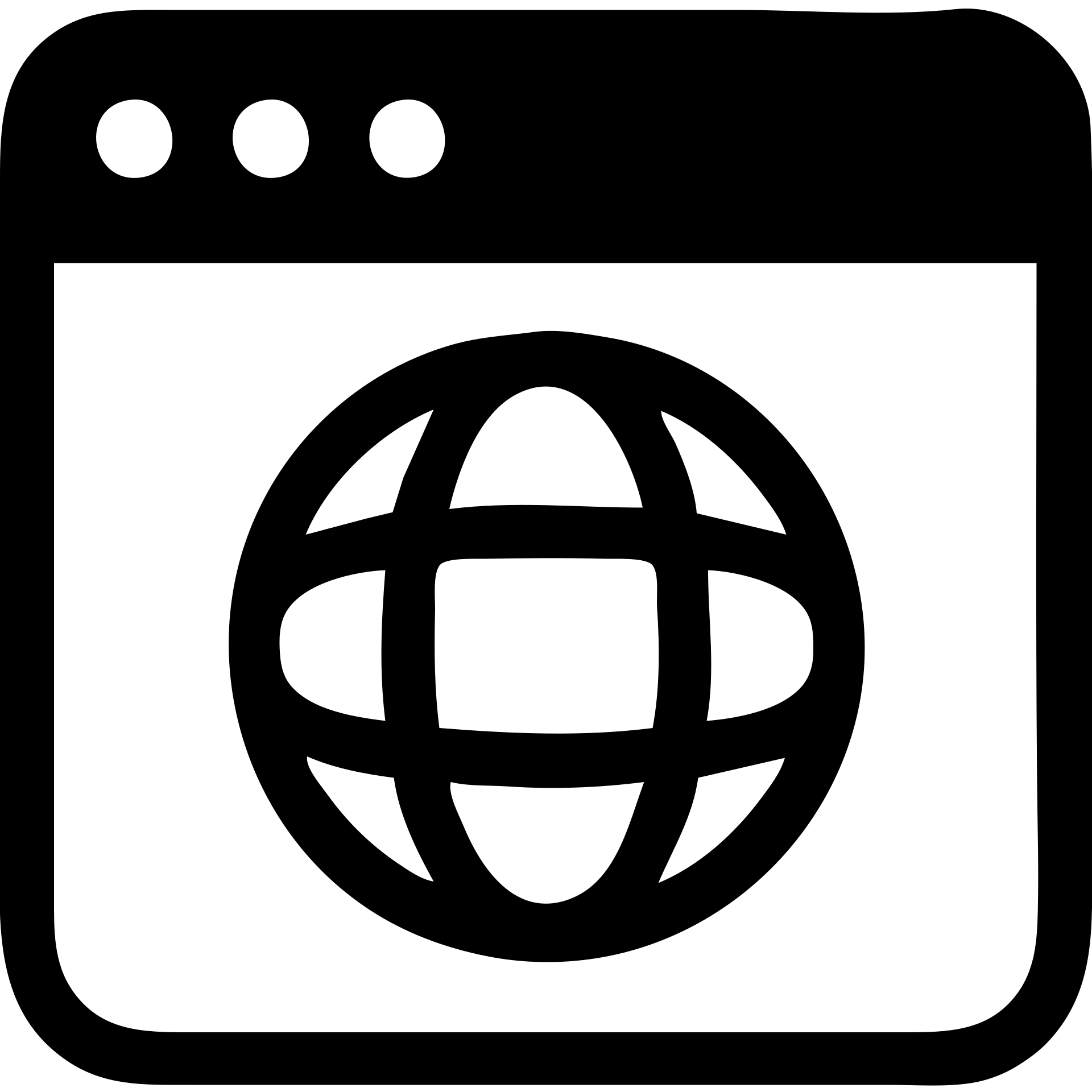 a browser icon, solid filled, bold and clear emoji