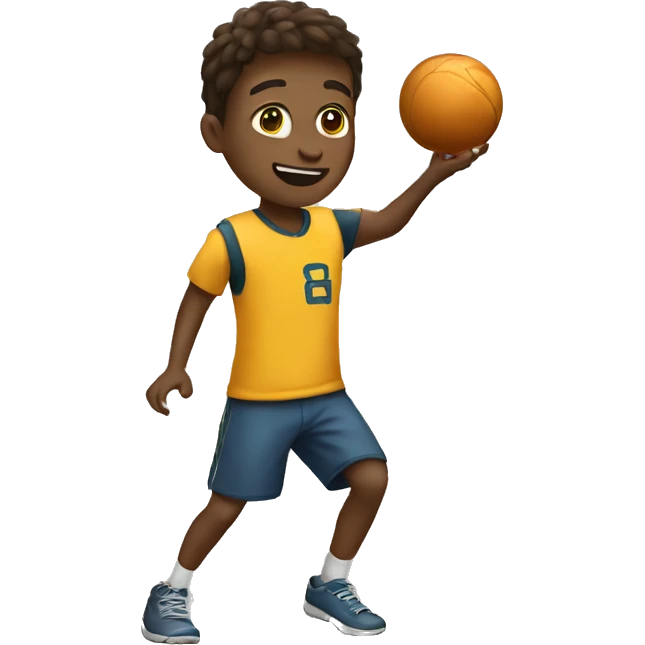 boy throws ball emoji