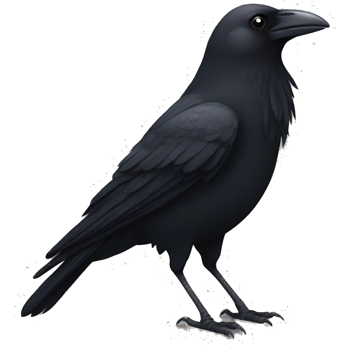 Crow emoji