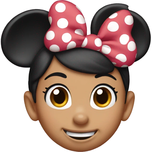 Minnie mouse emoji