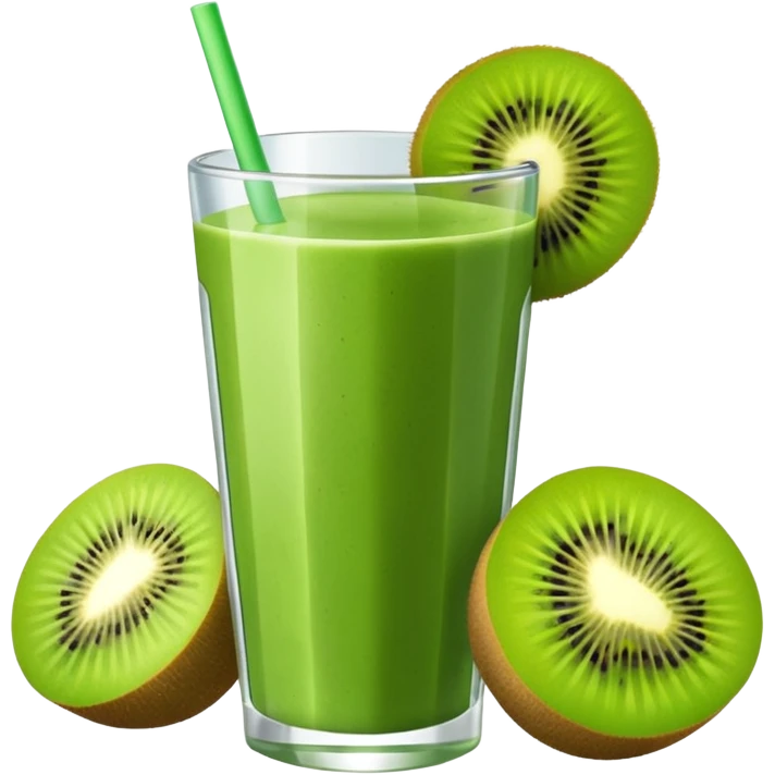 green kiwi smoothie emoji