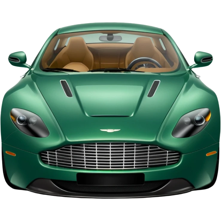 green aston martin doors open emoji