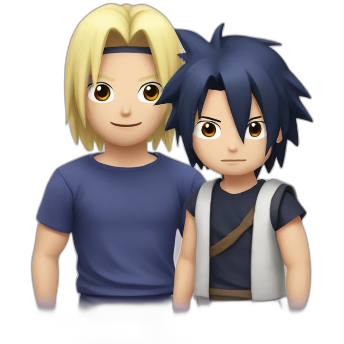 Sasuke avec Patrick emoji