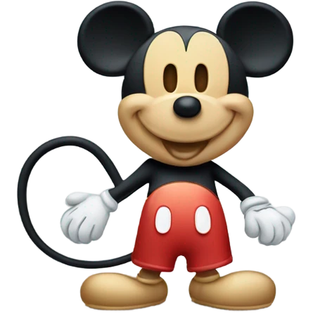 mick mouse  as a mouse emoji