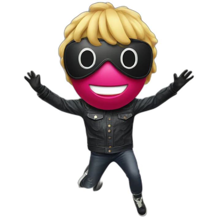 Masked Singer bouncing emoji