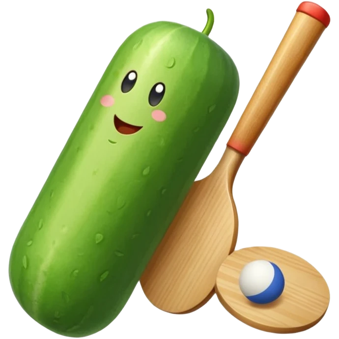 🥒+🏓 emoji
