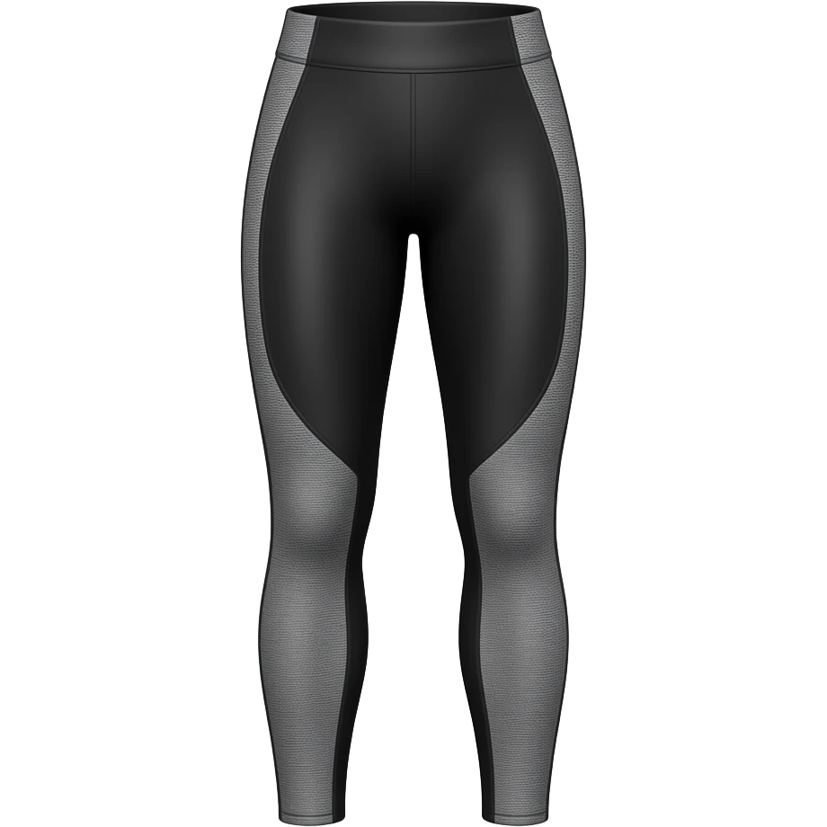 legging course grise est noir taille 42/44 emoji