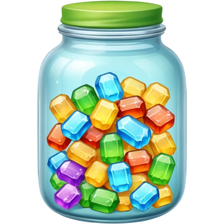 Jar full of sour sugar emoji