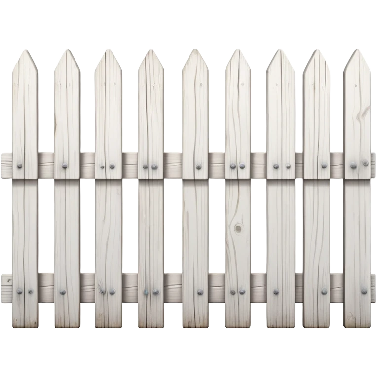 White picket fence emoji
