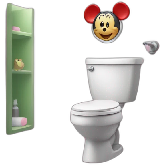 minni mouse bathroom emoji