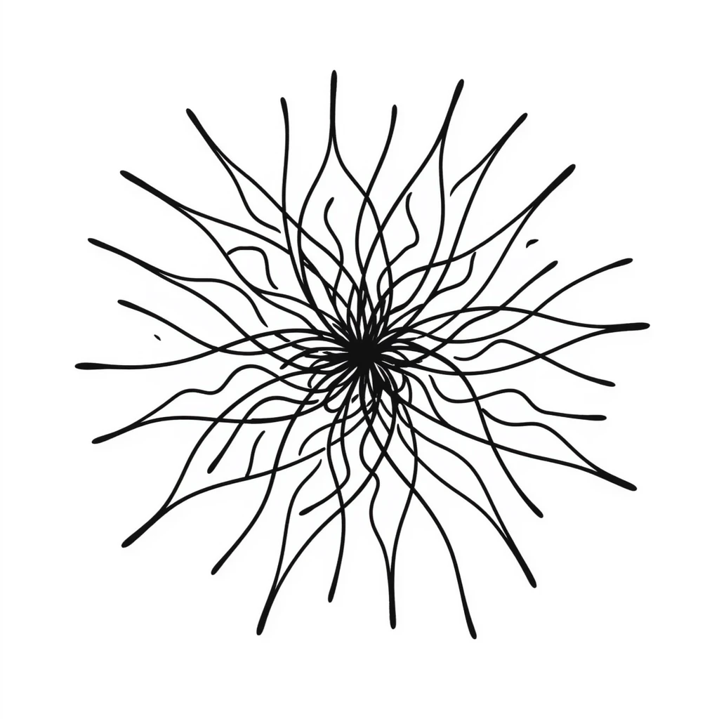 Logistic map bifurcation diagram showing chaotic behavior, mathematical graph with branching patterns emoji