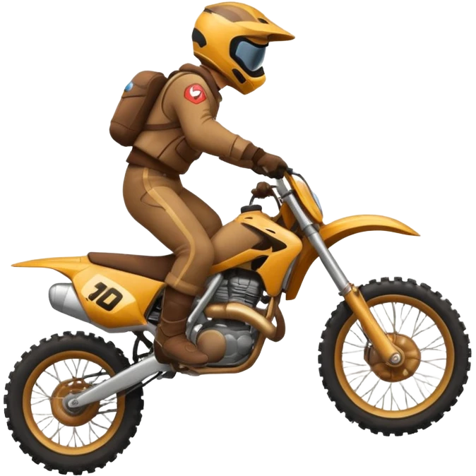Dirtbike jump emoji