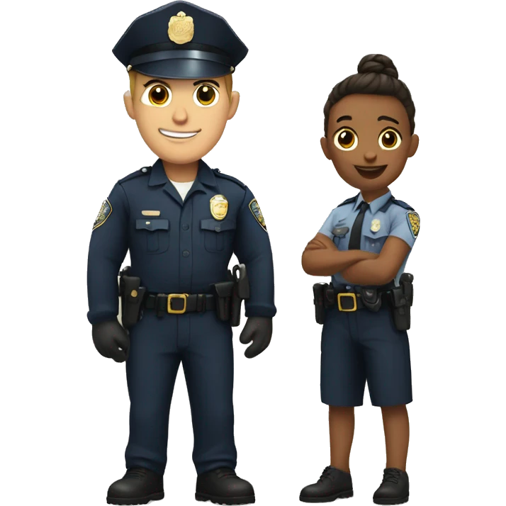  cops in Love emoji