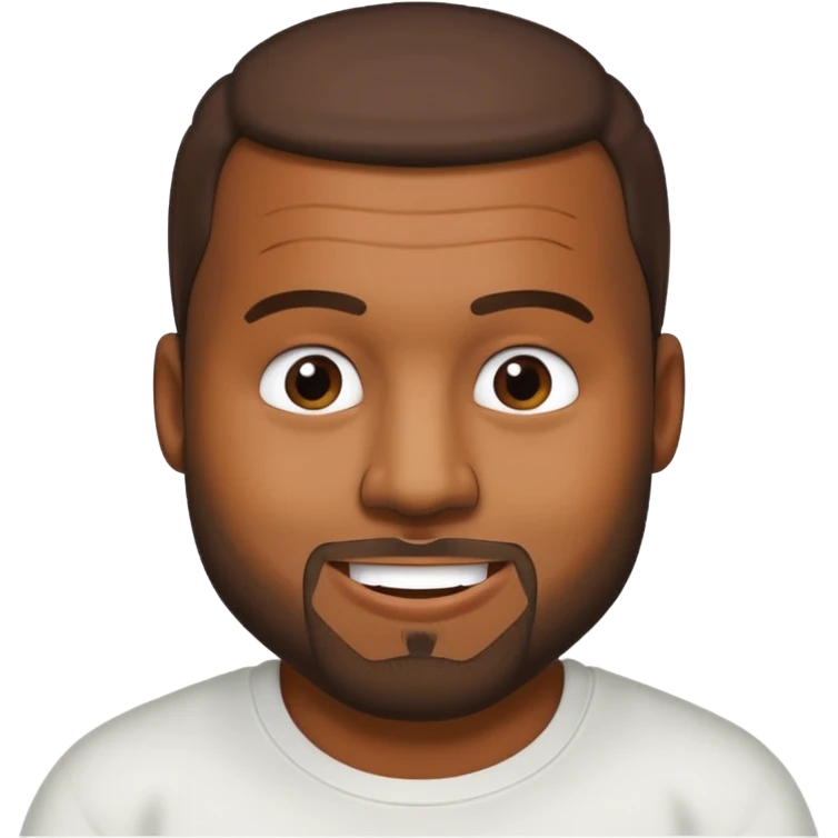 kanye west bear man emoji