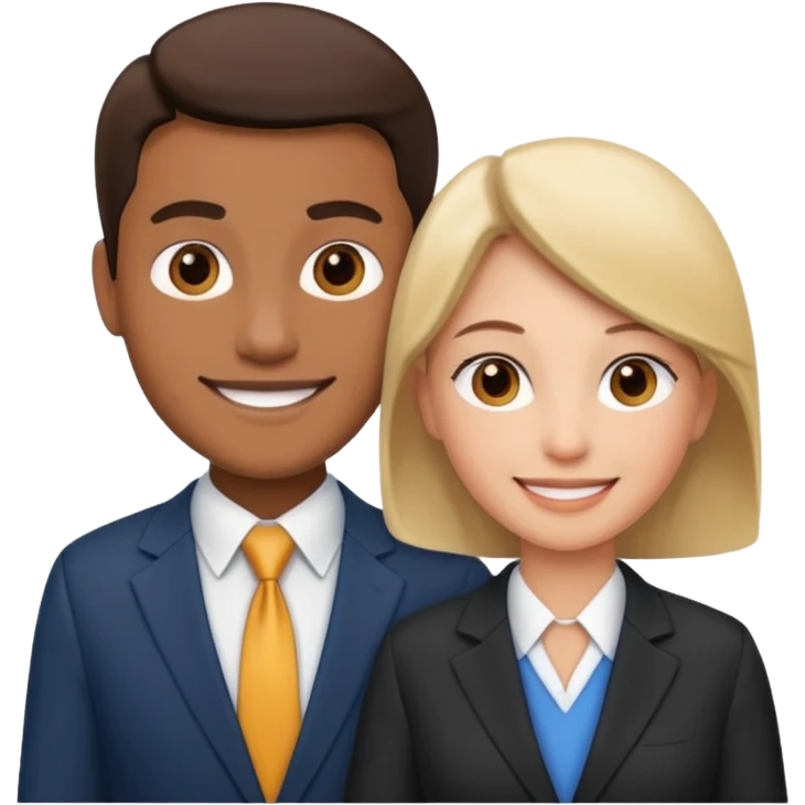 a pair of working parents emoji