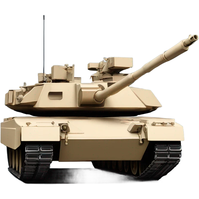 An M1A2 Abrams Main Battle Tank emoji