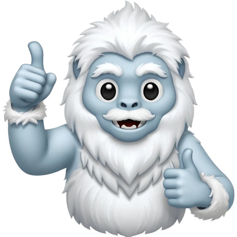 Yeti thumbs up emoji