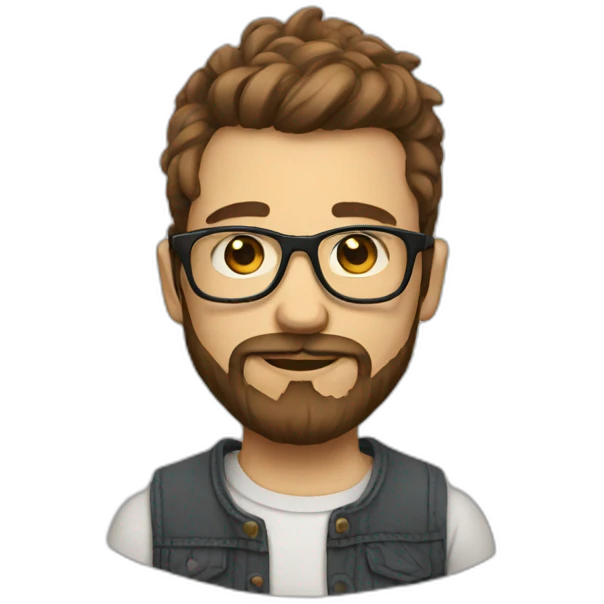 hipster emoji