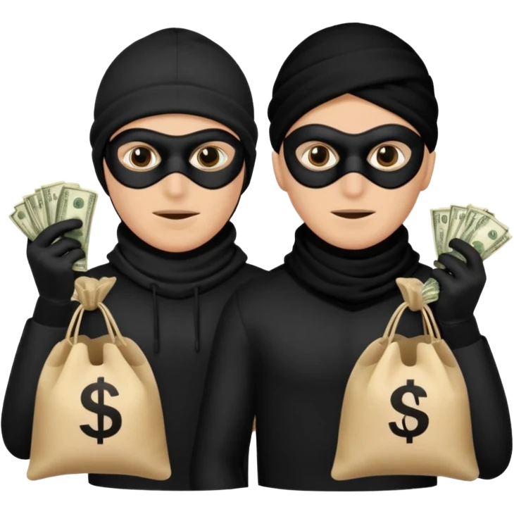 two robbers emoji