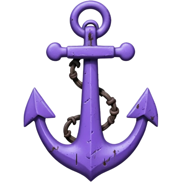 Purple anchor emoji