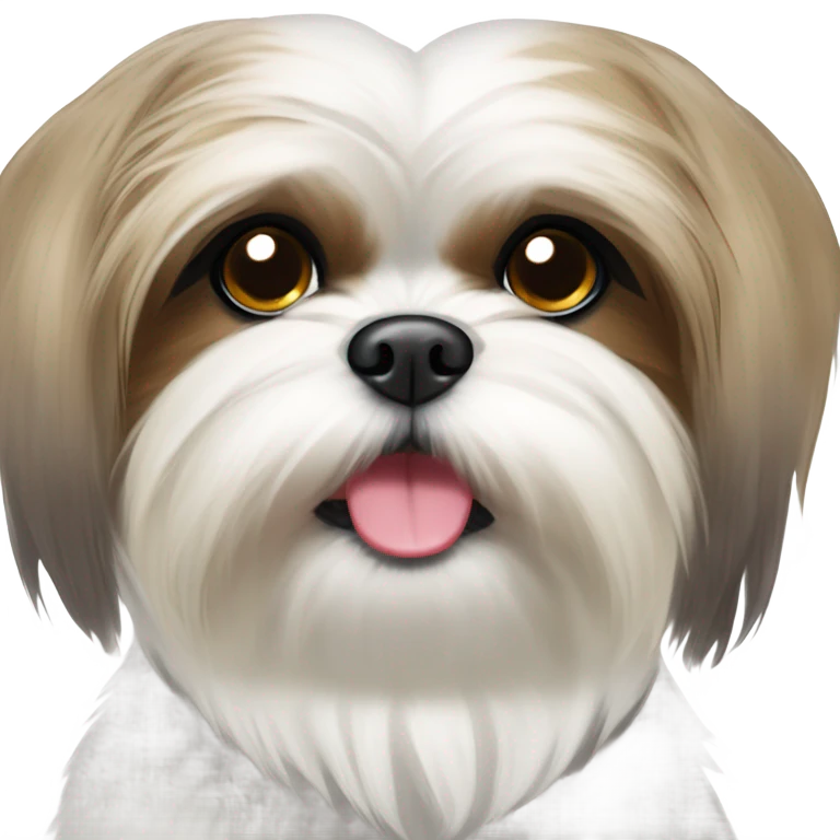 Shih Tzu dog after grooming emoji