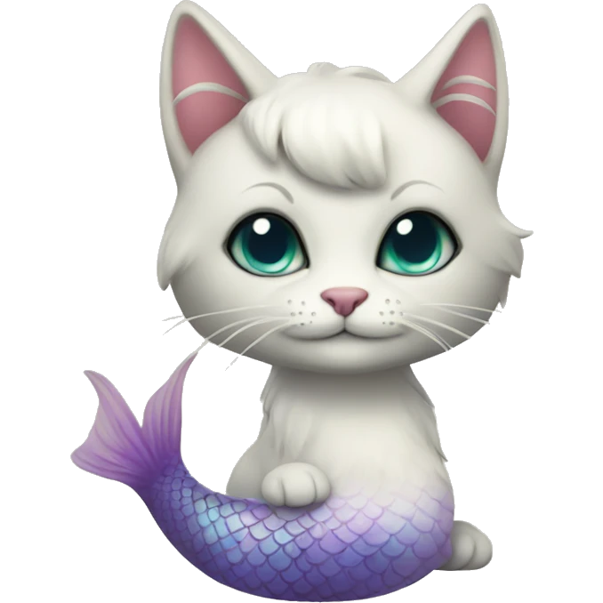 mermaid cat emoji