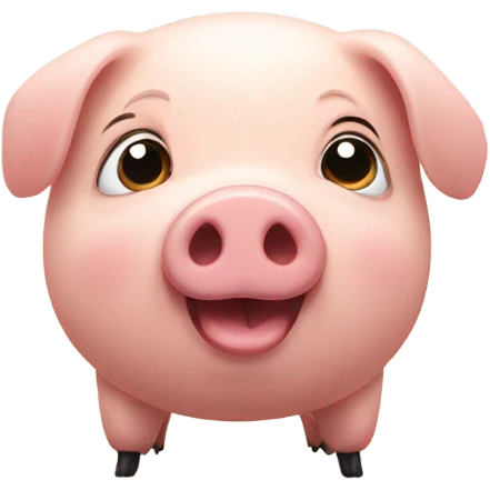 Fat pig emoji