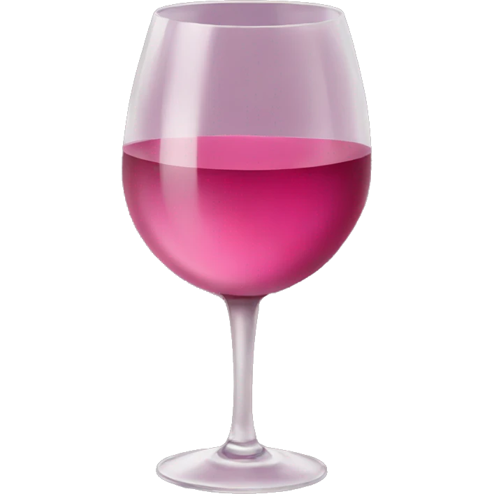 Pink wine emoji