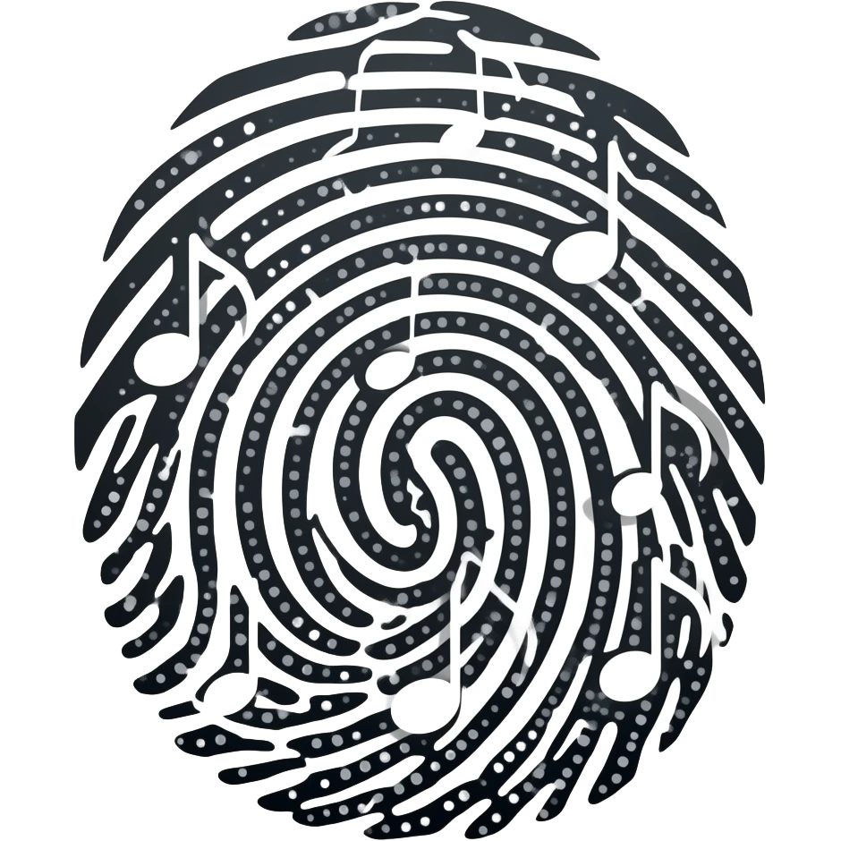 fingerprint music emoji